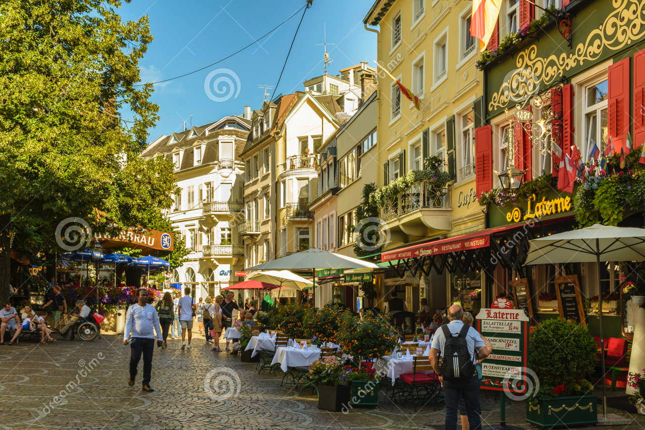 Illustration. Baden-Baden, Stasbourg. Баден-Баден, - Страсбург. © dreamstime.com. 2019-05-04